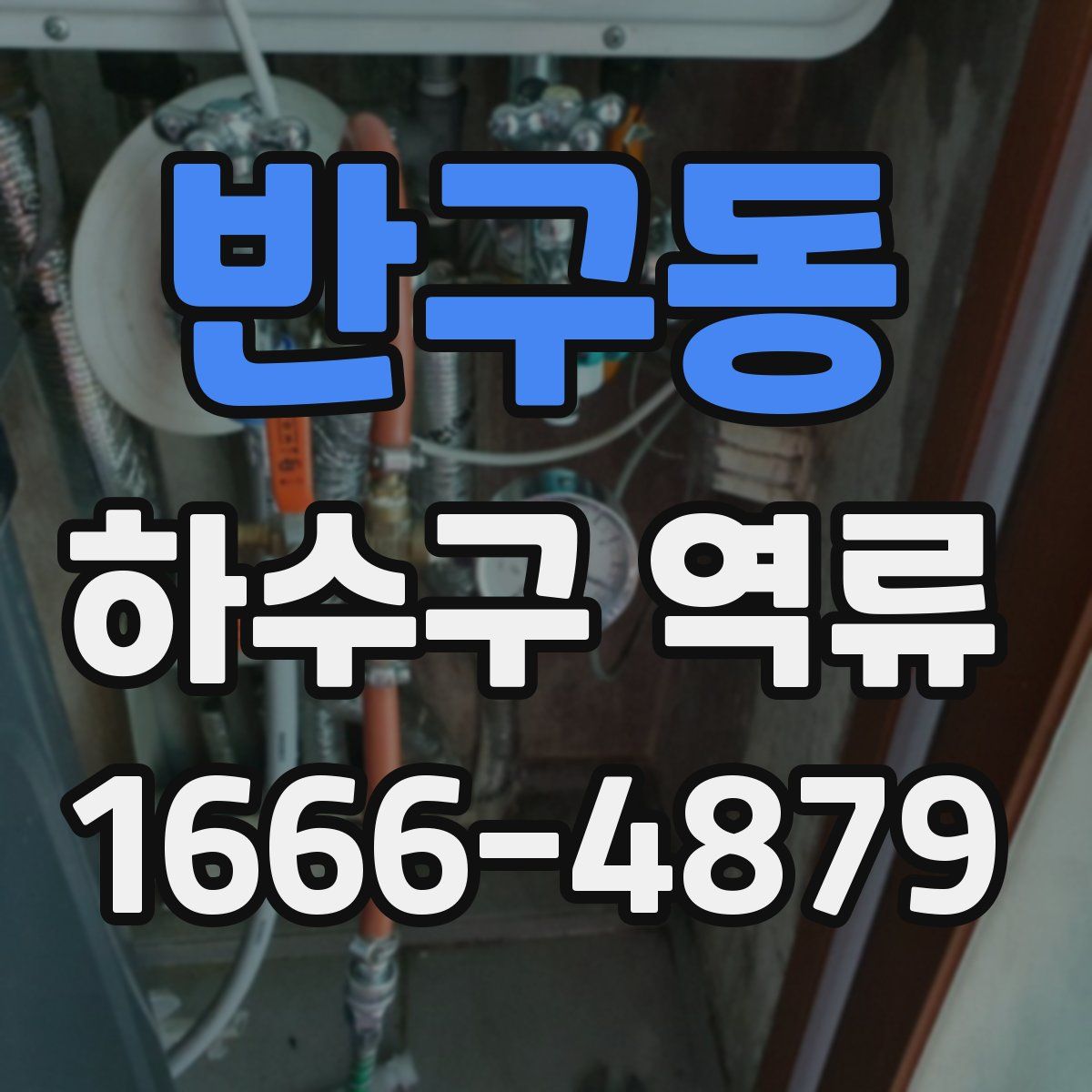반구동 하수구 역류