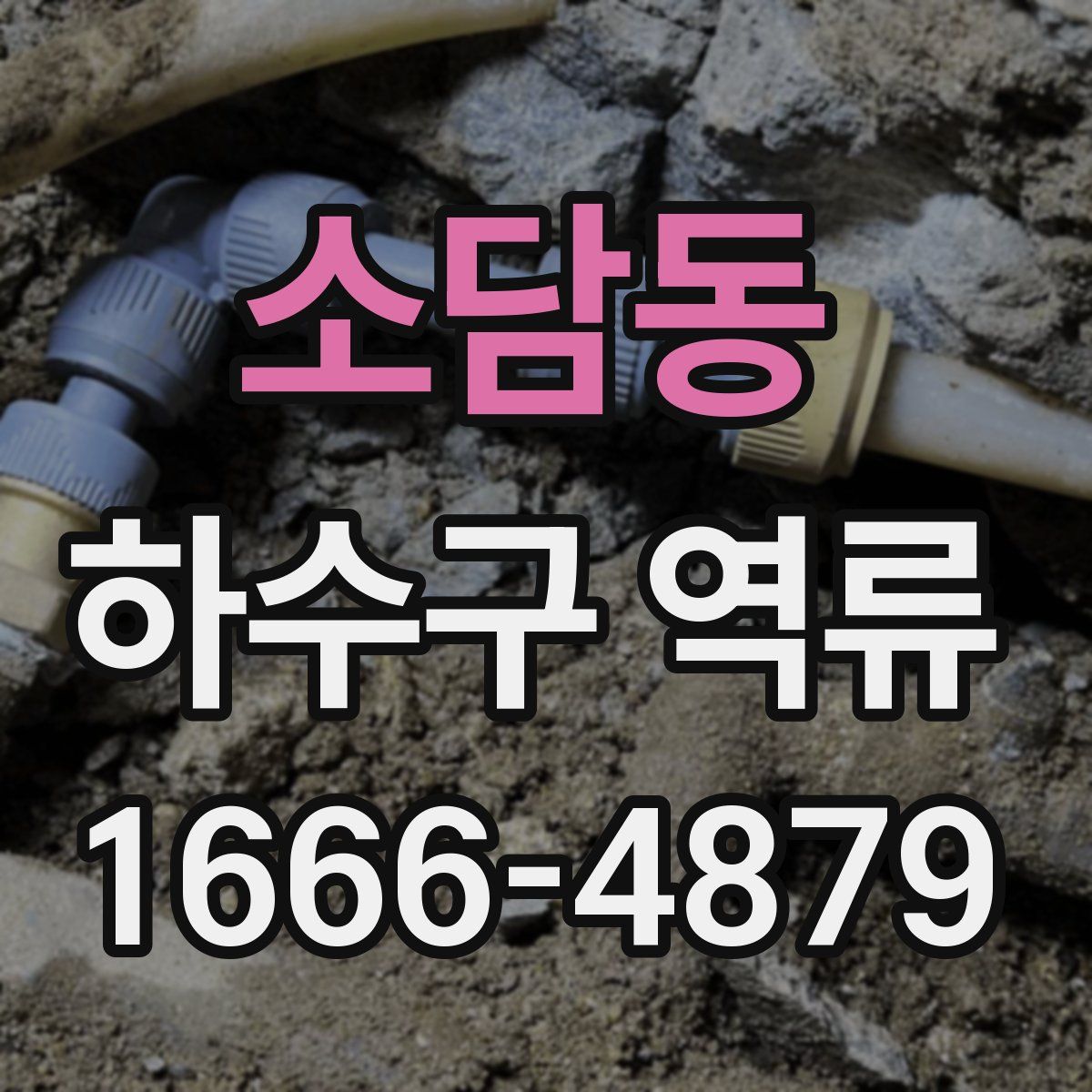소담동 하수구 역류