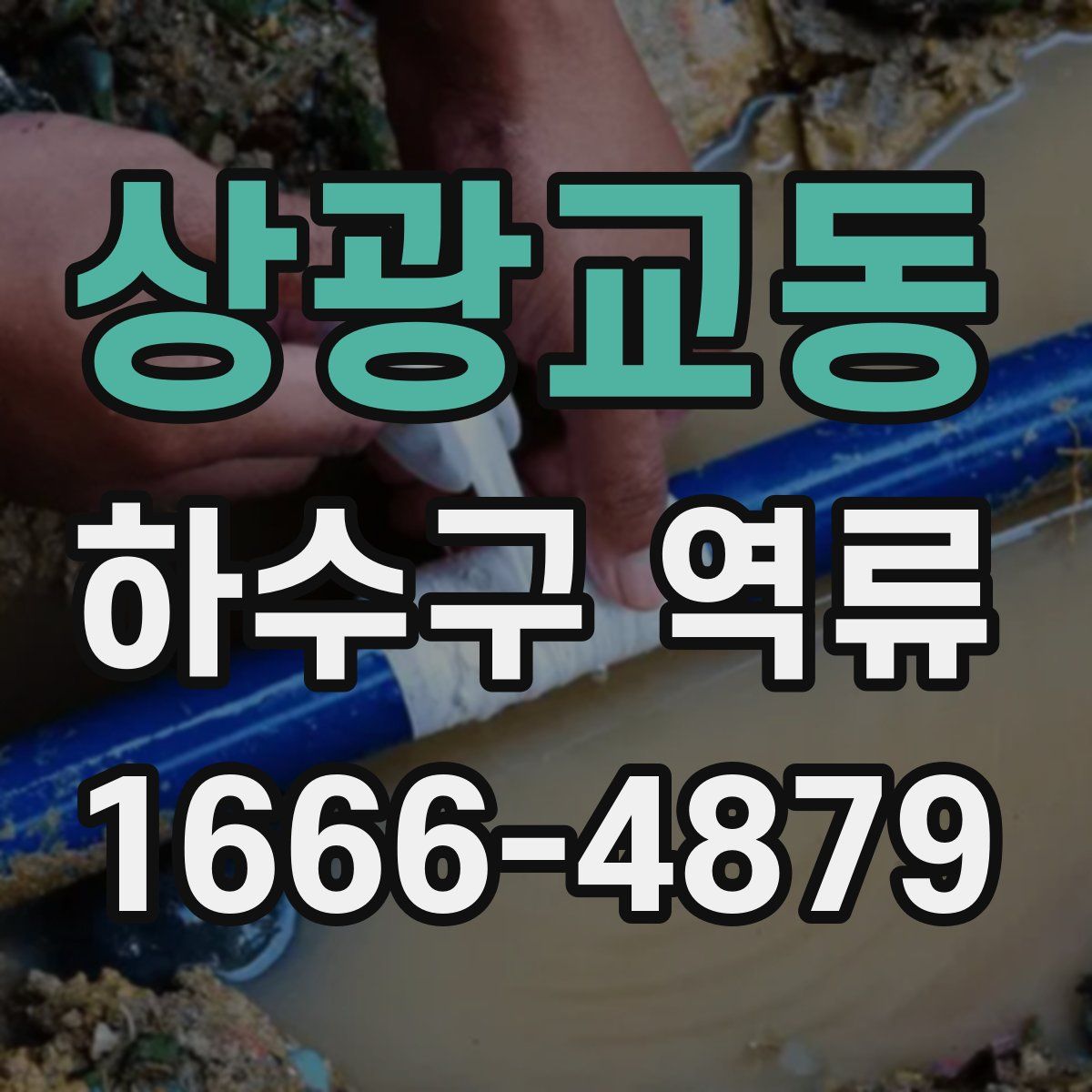 상광교동 하수구 역류