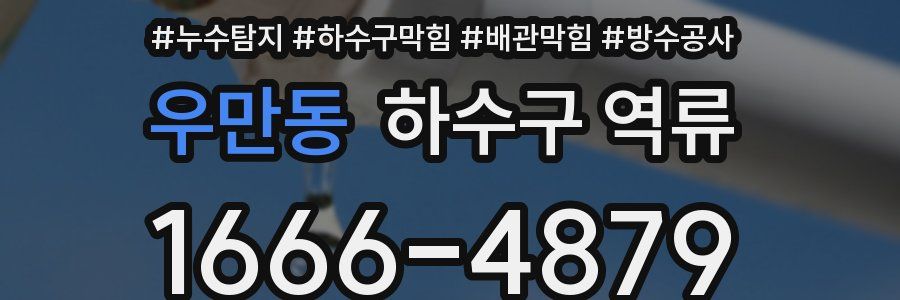 우만동 하수구 역류