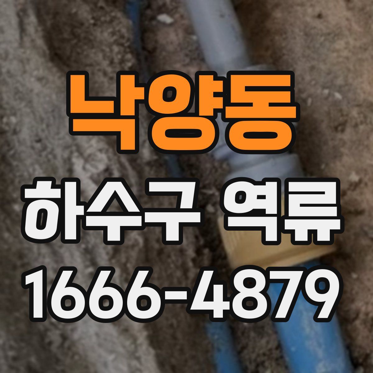 낙양동 하수구 역류