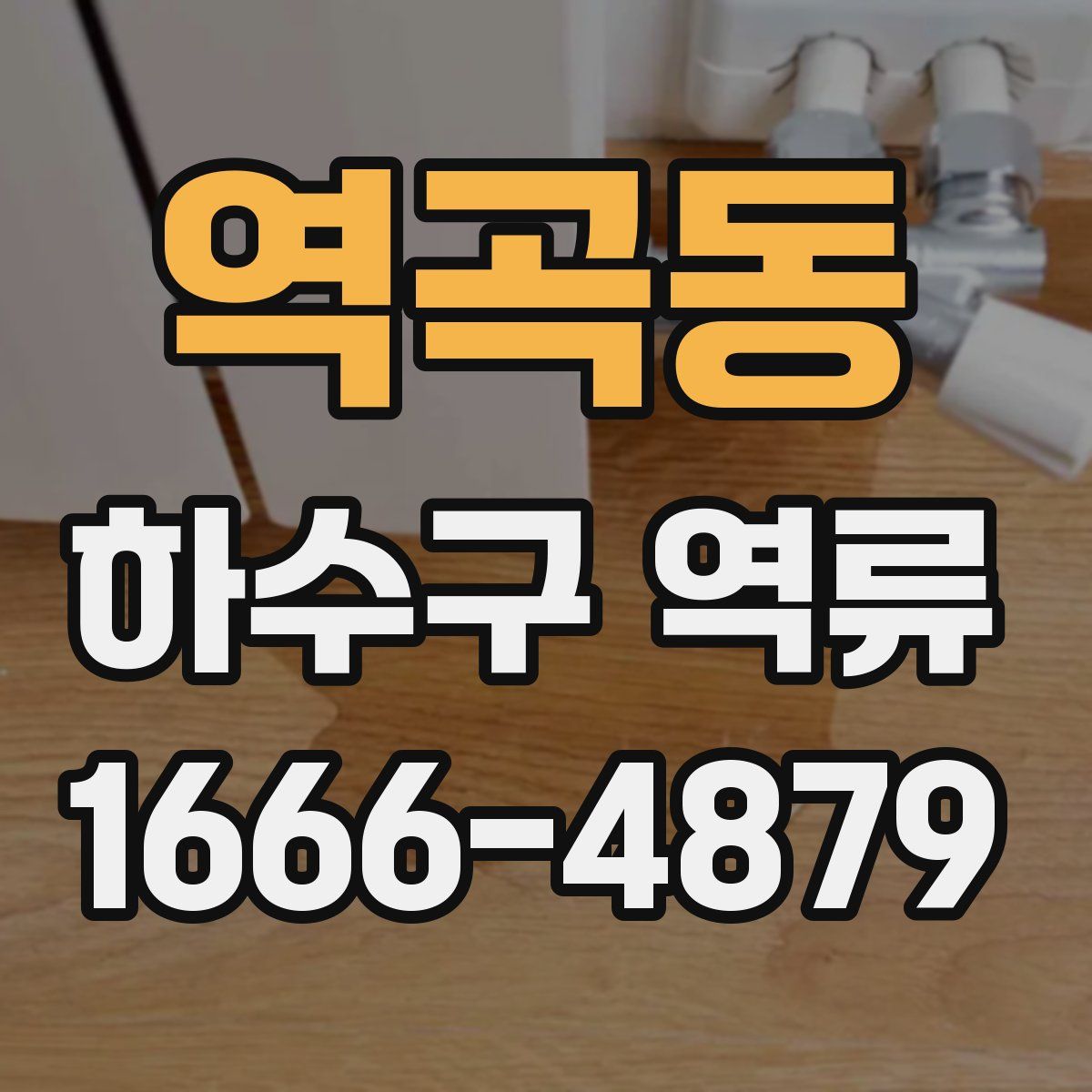 역곡동 하수구 역류