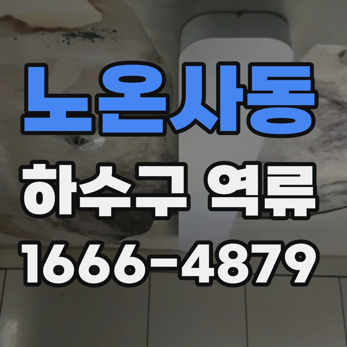 노온사동 하수구 역류