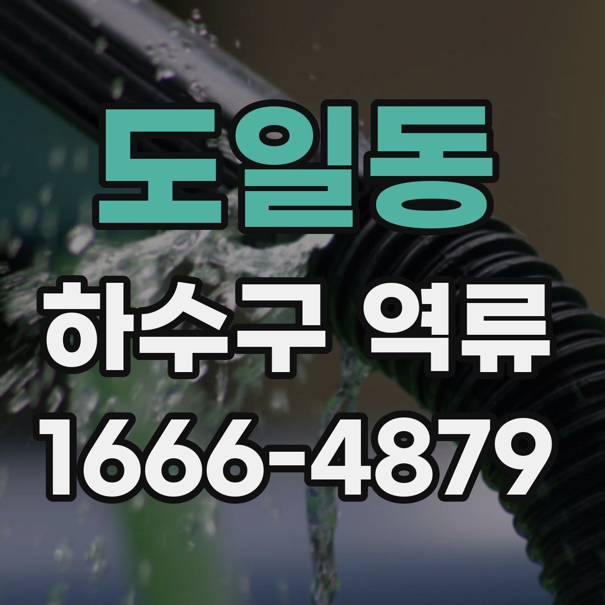 도일동 하수구 역류