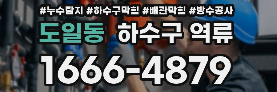 도일동 하수구 역류