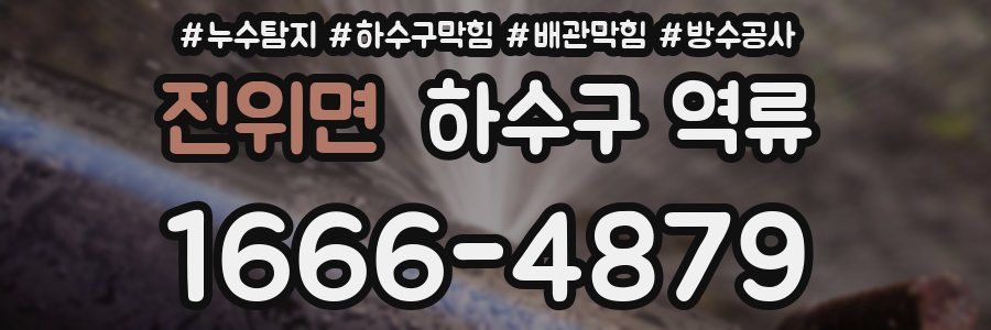 진위면 하수구 역류
