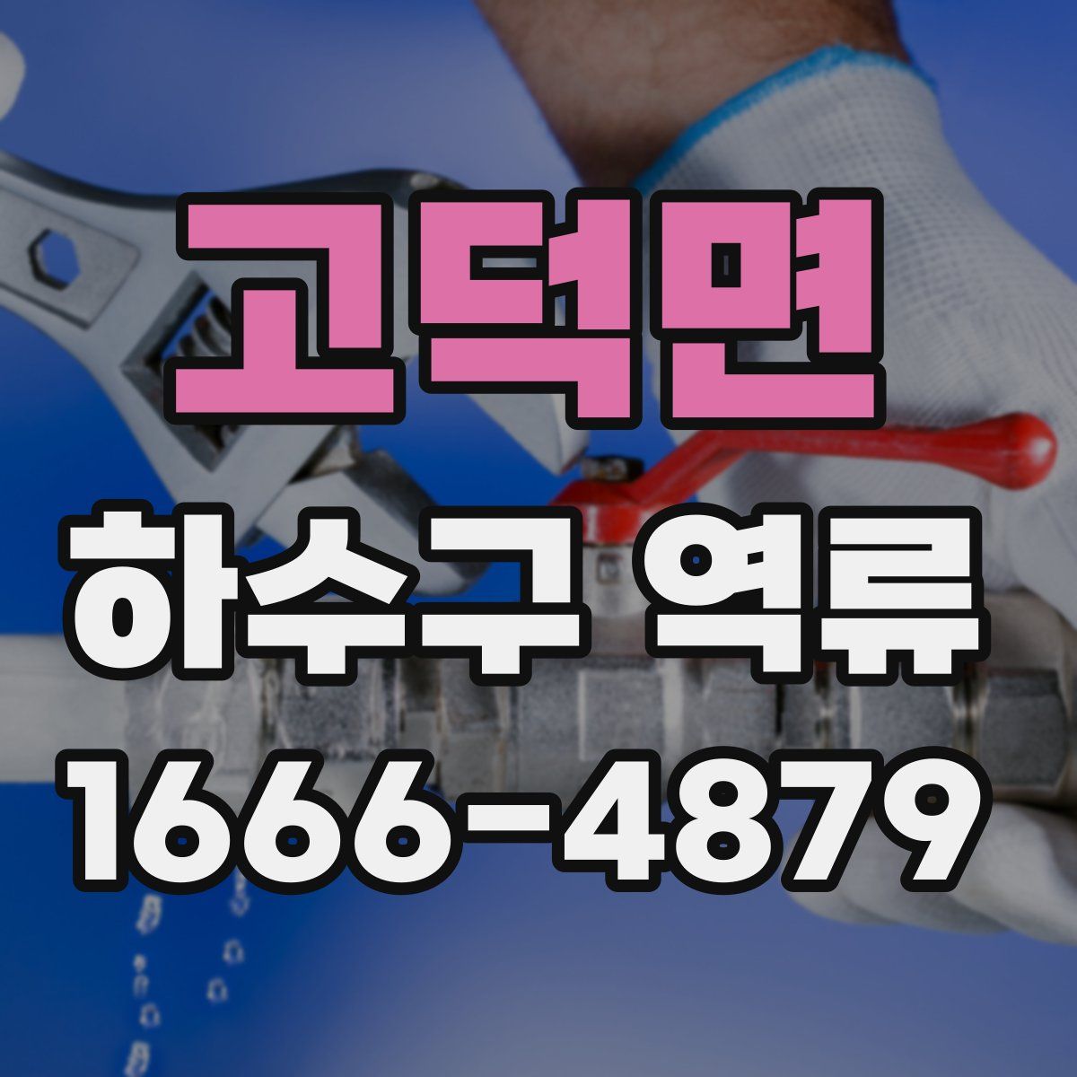 고덕면 하수구 역류
