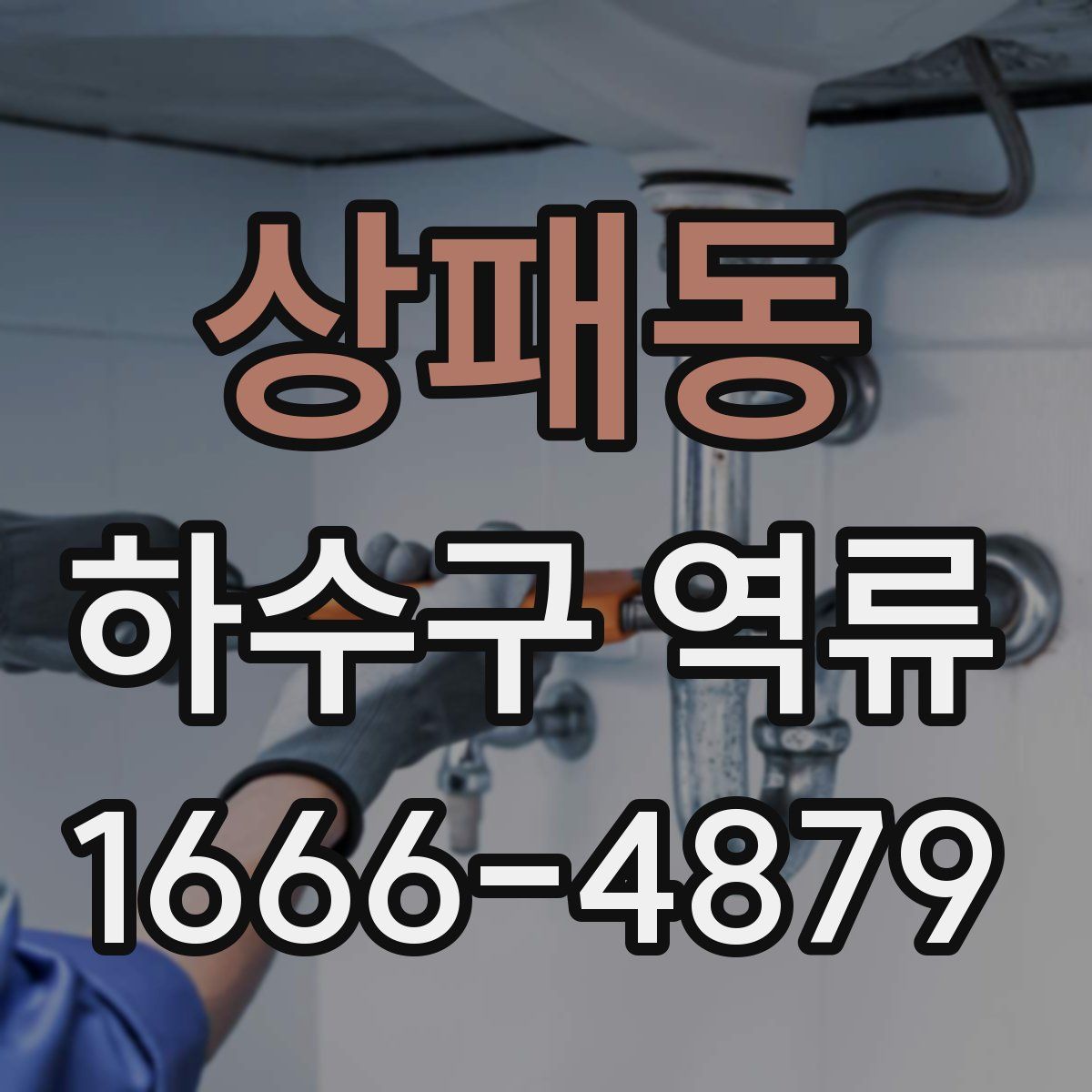 상패동 하수구 역류