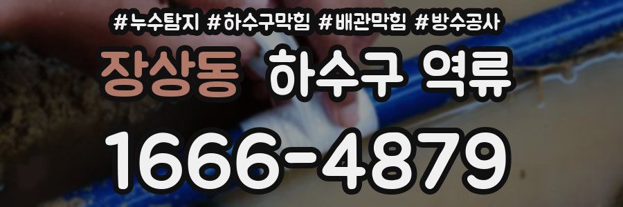 장상동 하수구 역류