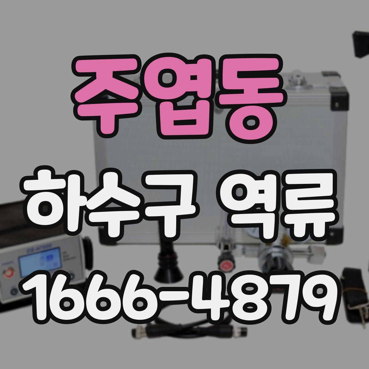 주엽동 하수구 역류