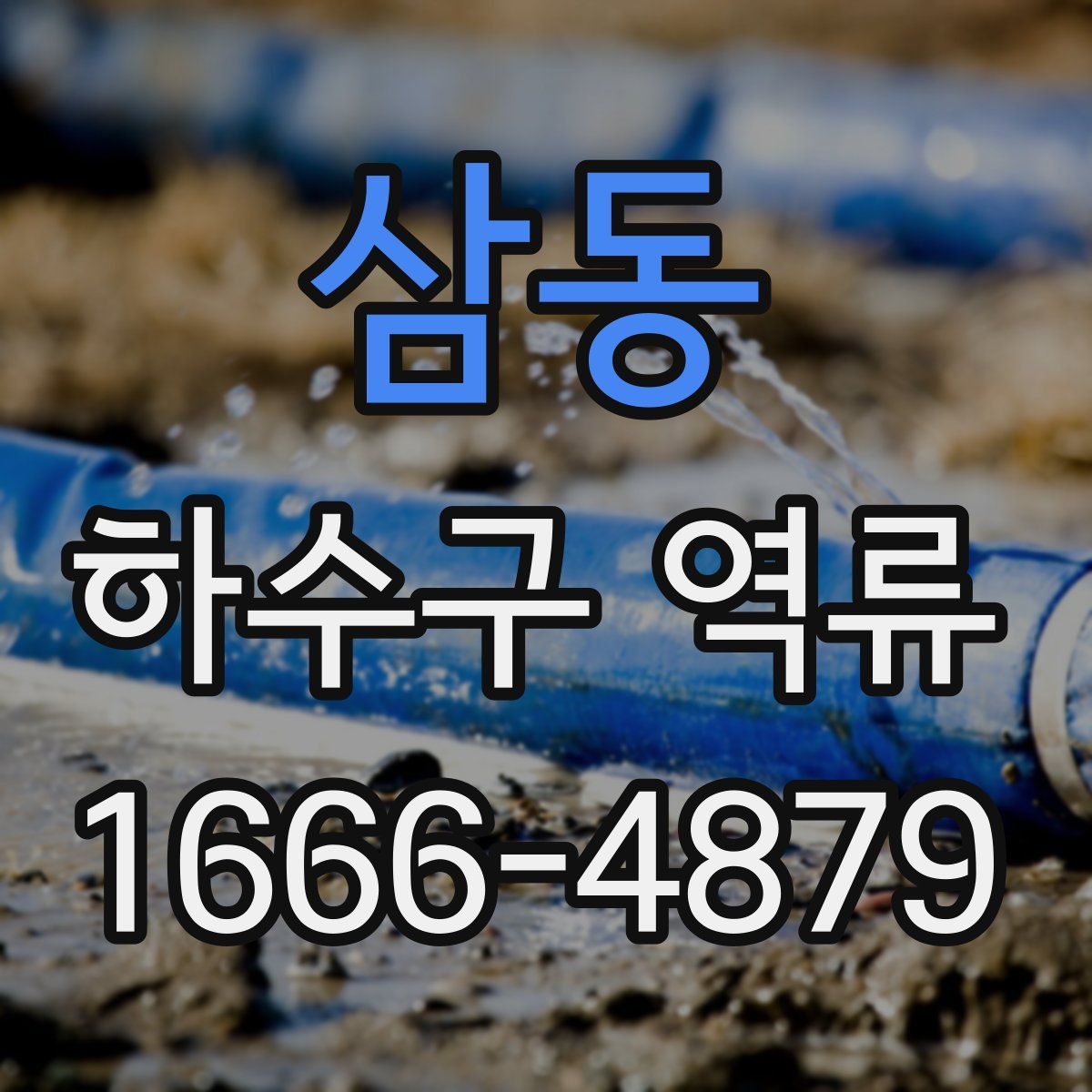 삼동 하수구 역류