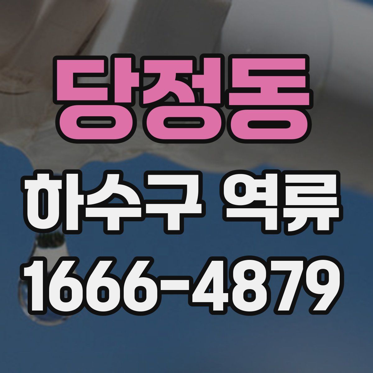 당정동 하수구 역류