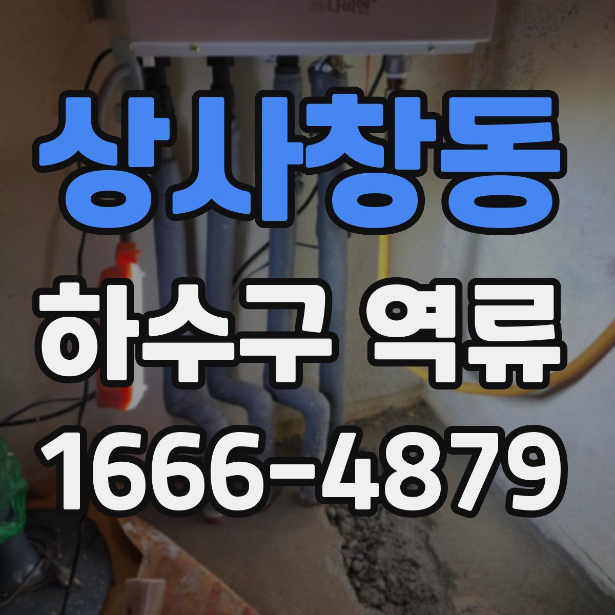 상사창동 하수구 역류