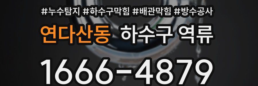 연다산동 하수구 역류