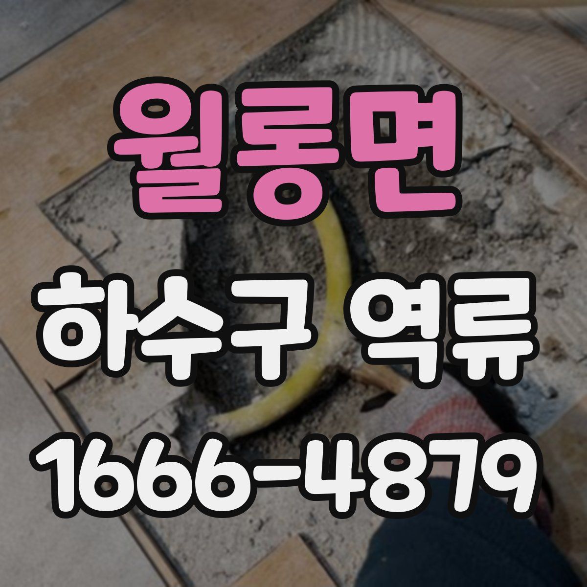 월롱면 하수구 역류