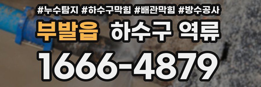 부발읍 하수구 역류