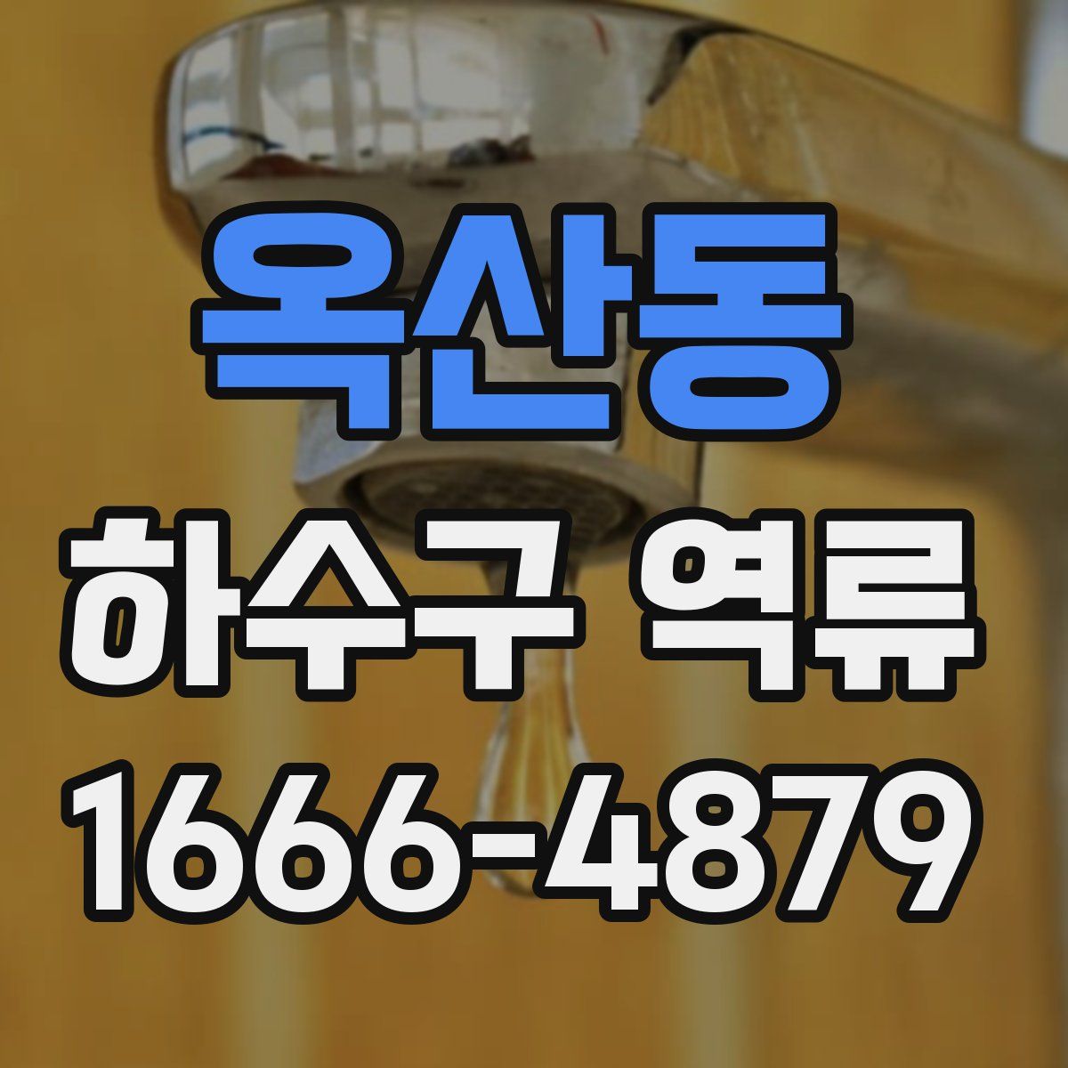 옥산동 하수구 역류