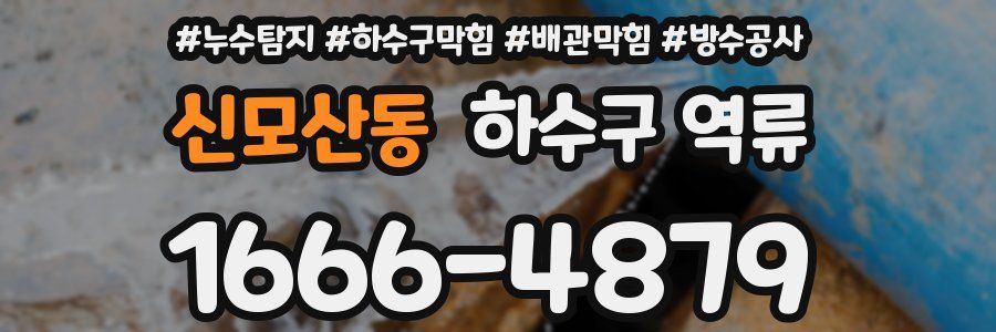 신모산동 하수구 역류