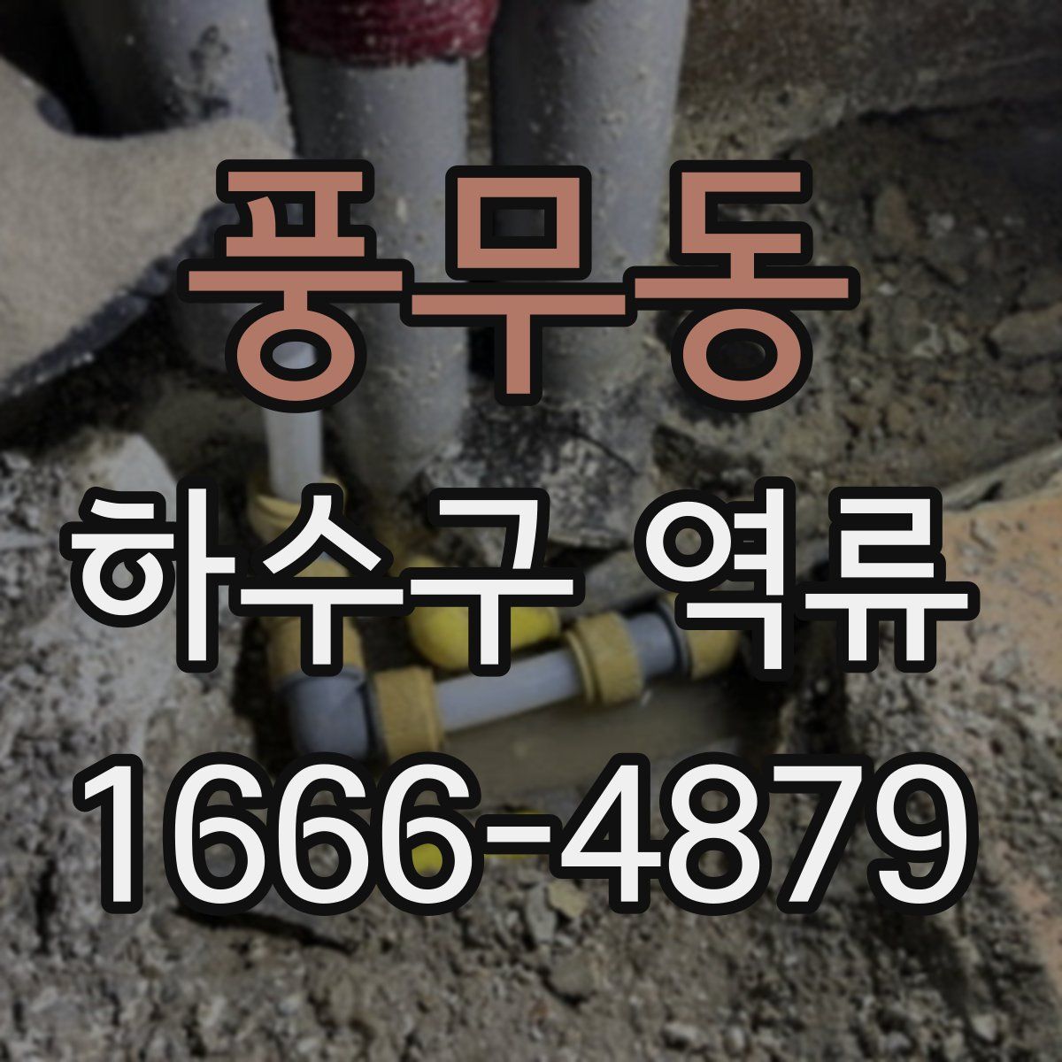풍무동 하수구 역류
