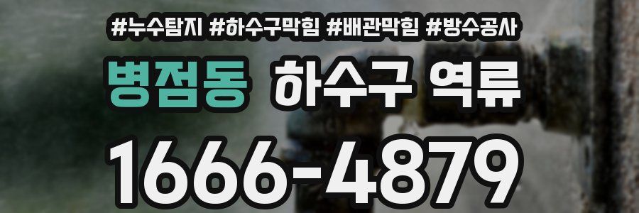 병점동 하수구 역류