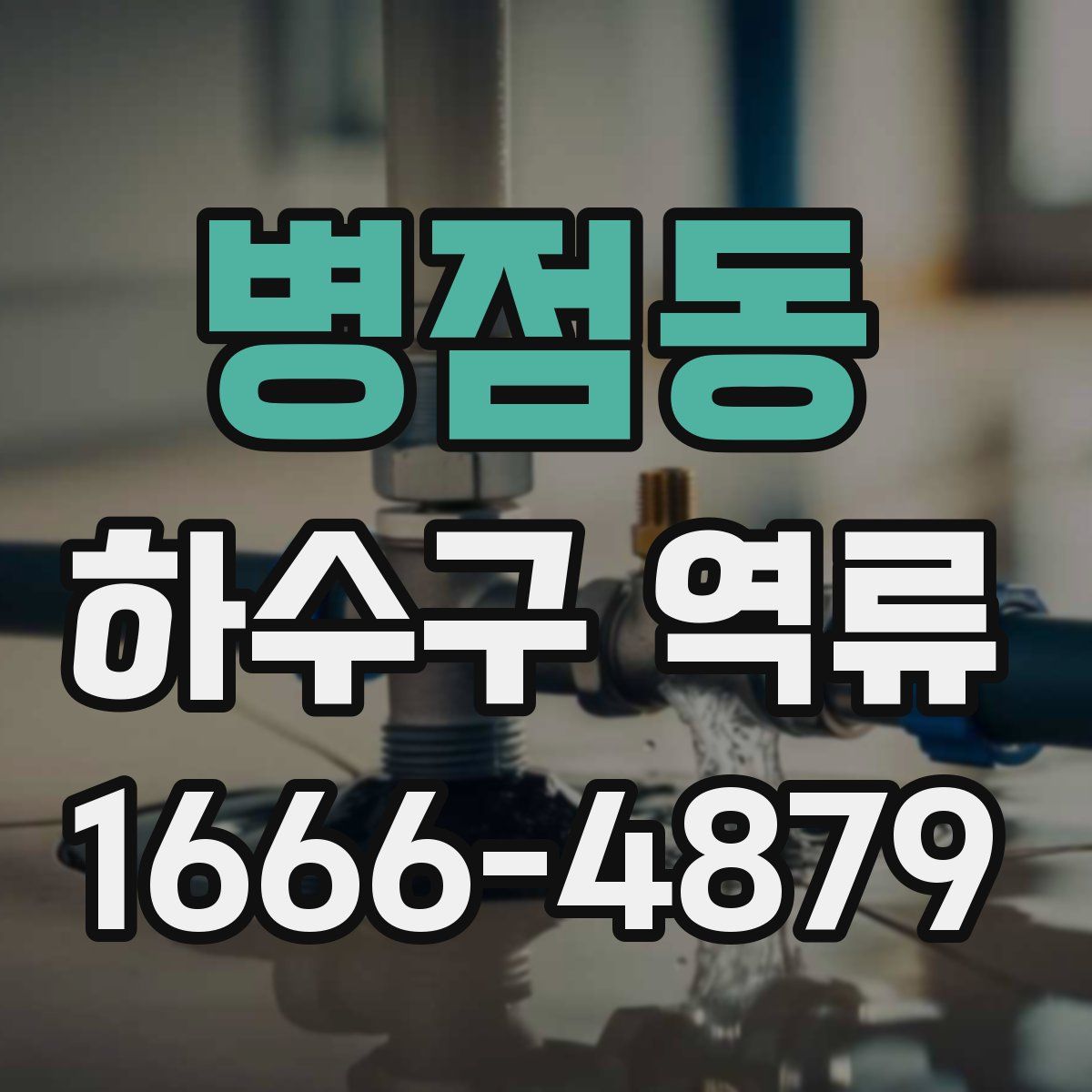 병점동 하수구 역류