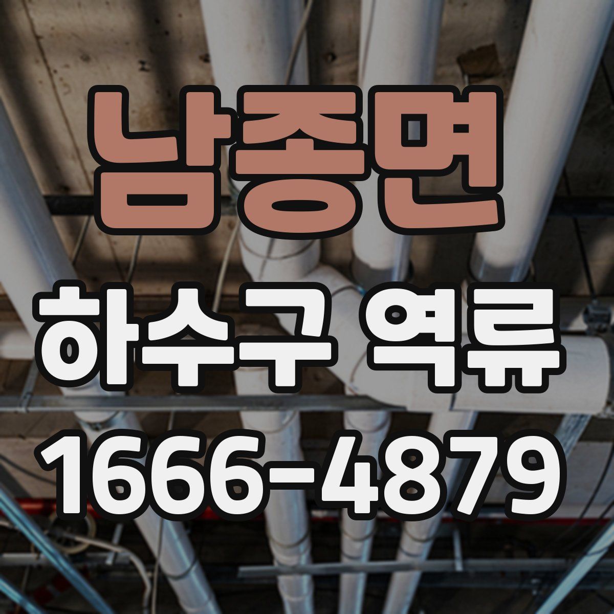 남종면 하수구 역류