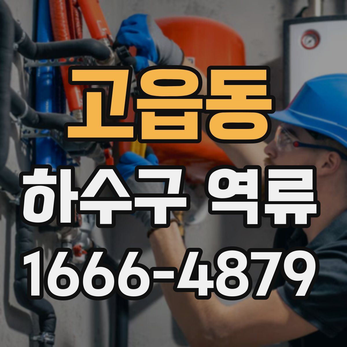 고읍동 하수구 역류