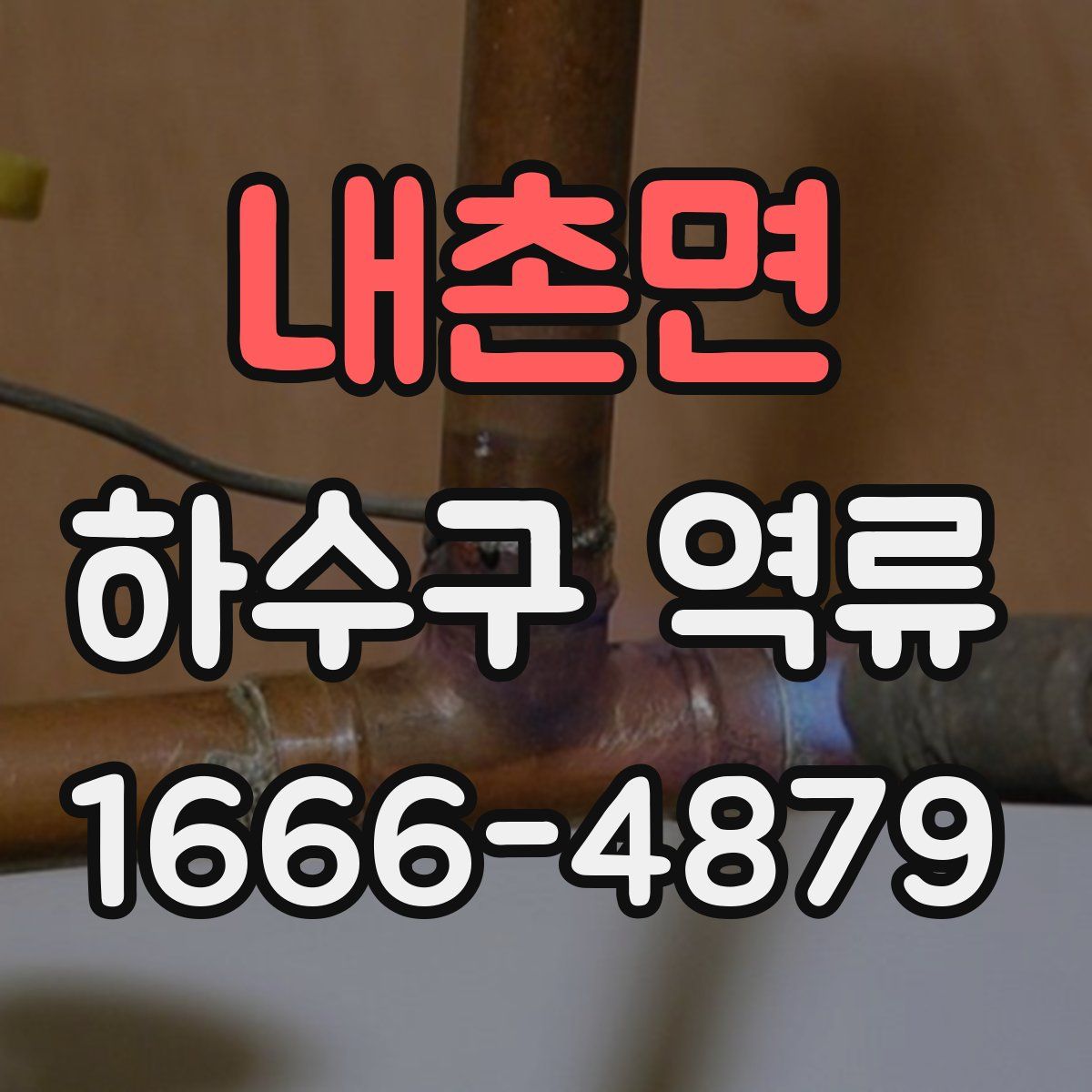 내촌면 하수구 역류