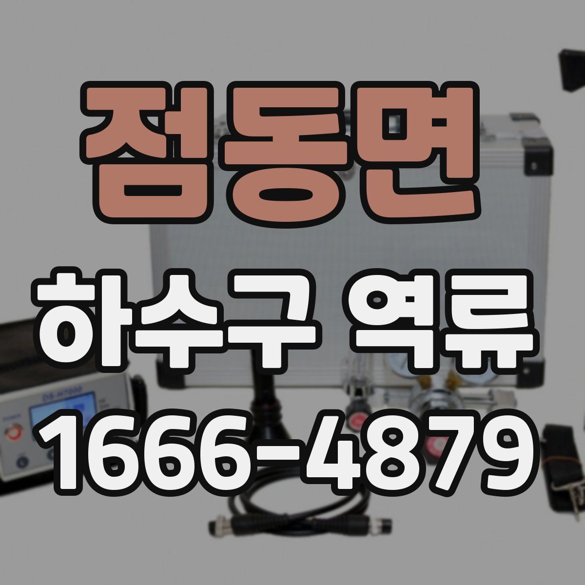 점동면 하수구 역류