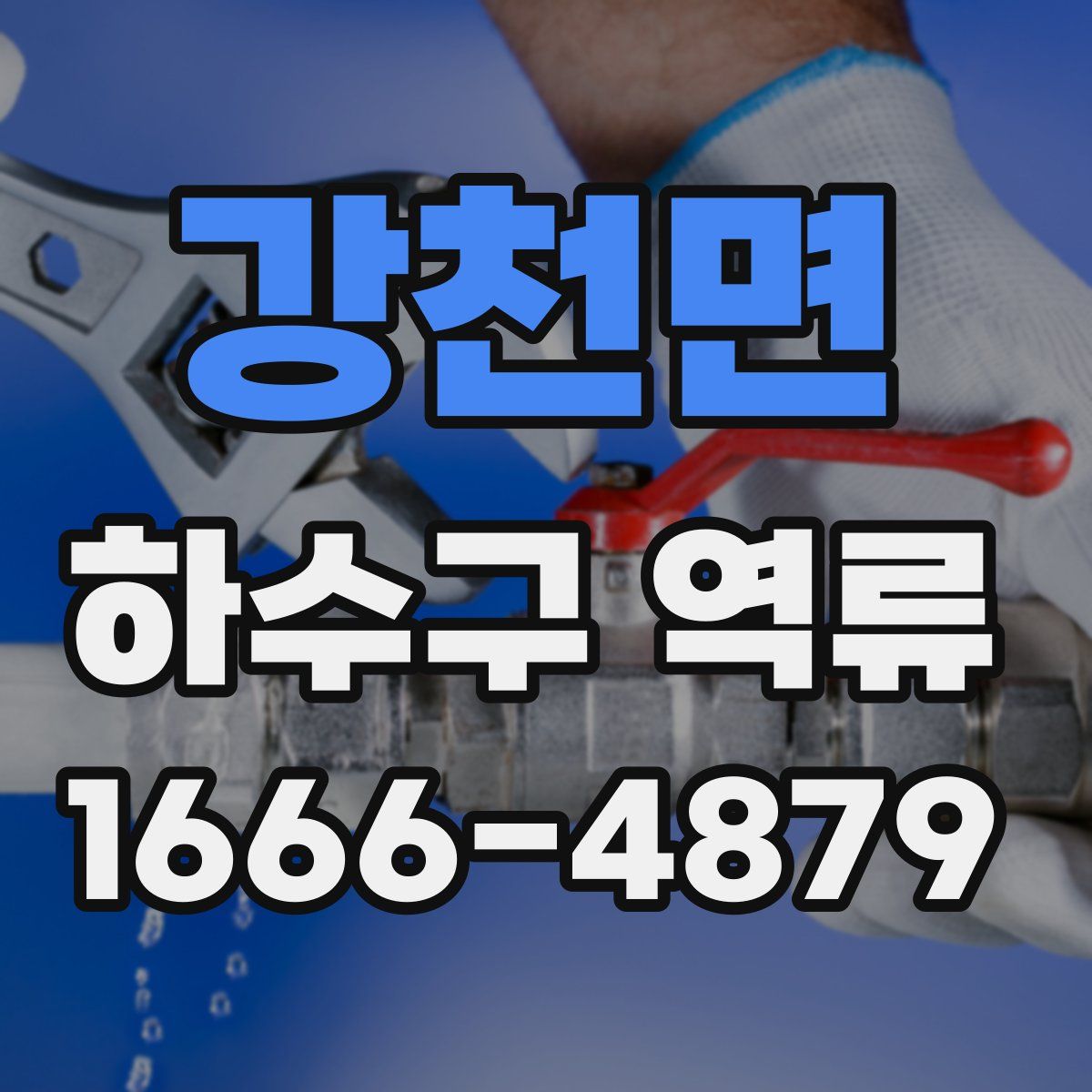 강천면 하수구 역류