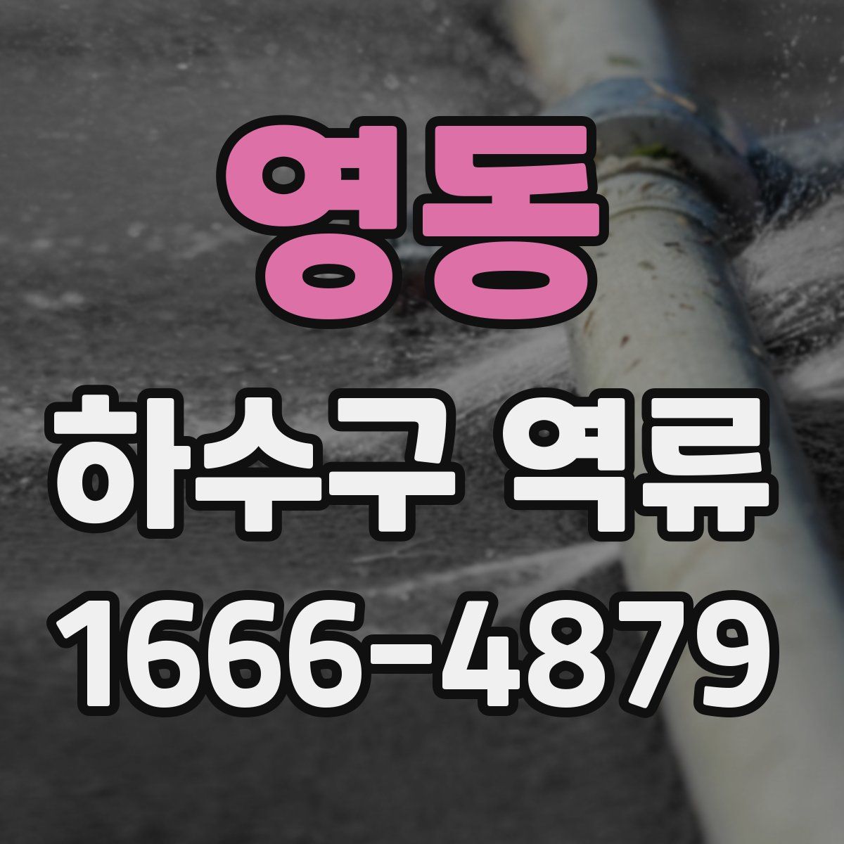영동 하수구 역류