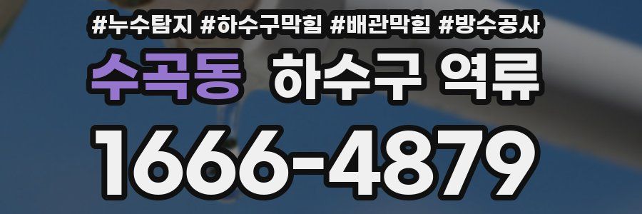 수곡동 하수구 역류