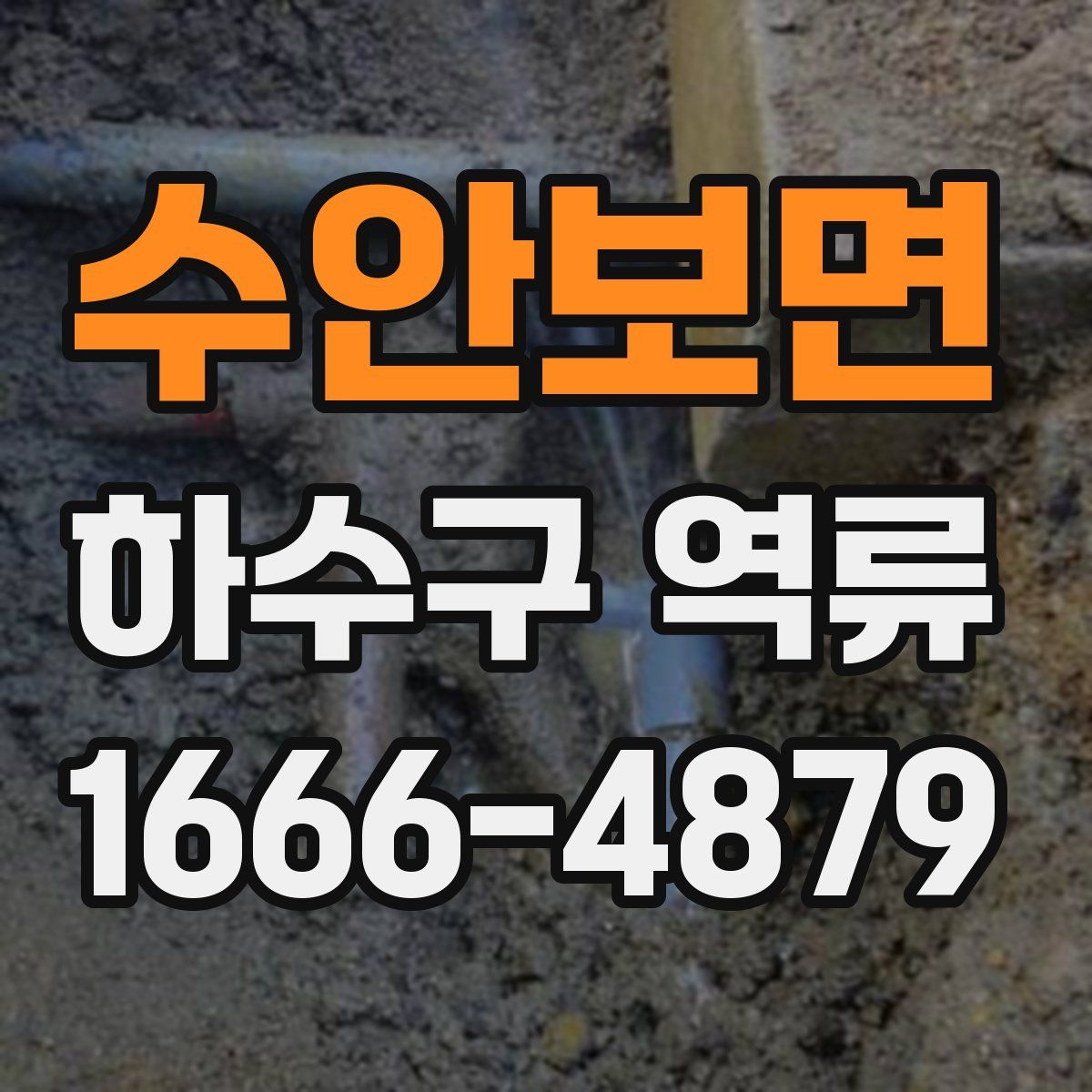 수안보면 하수구 역류