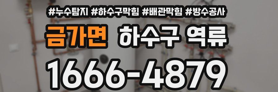 금가면 하수구 역류