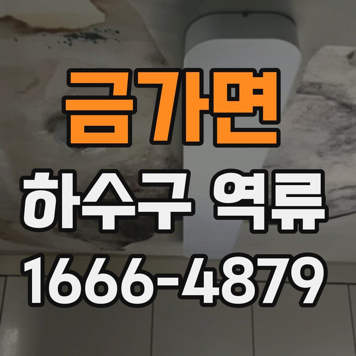 금가면 하수구 역류
