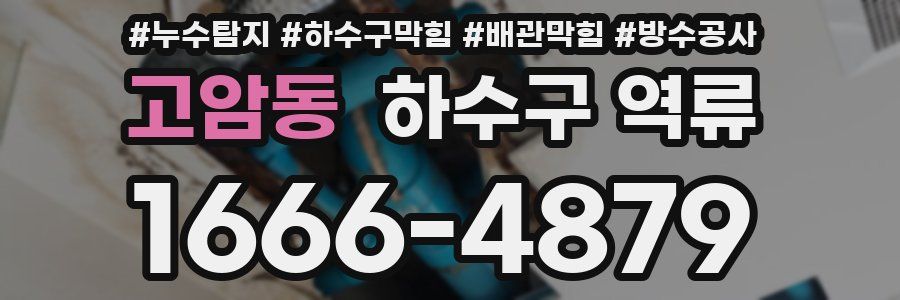 고암동 하수구 역류