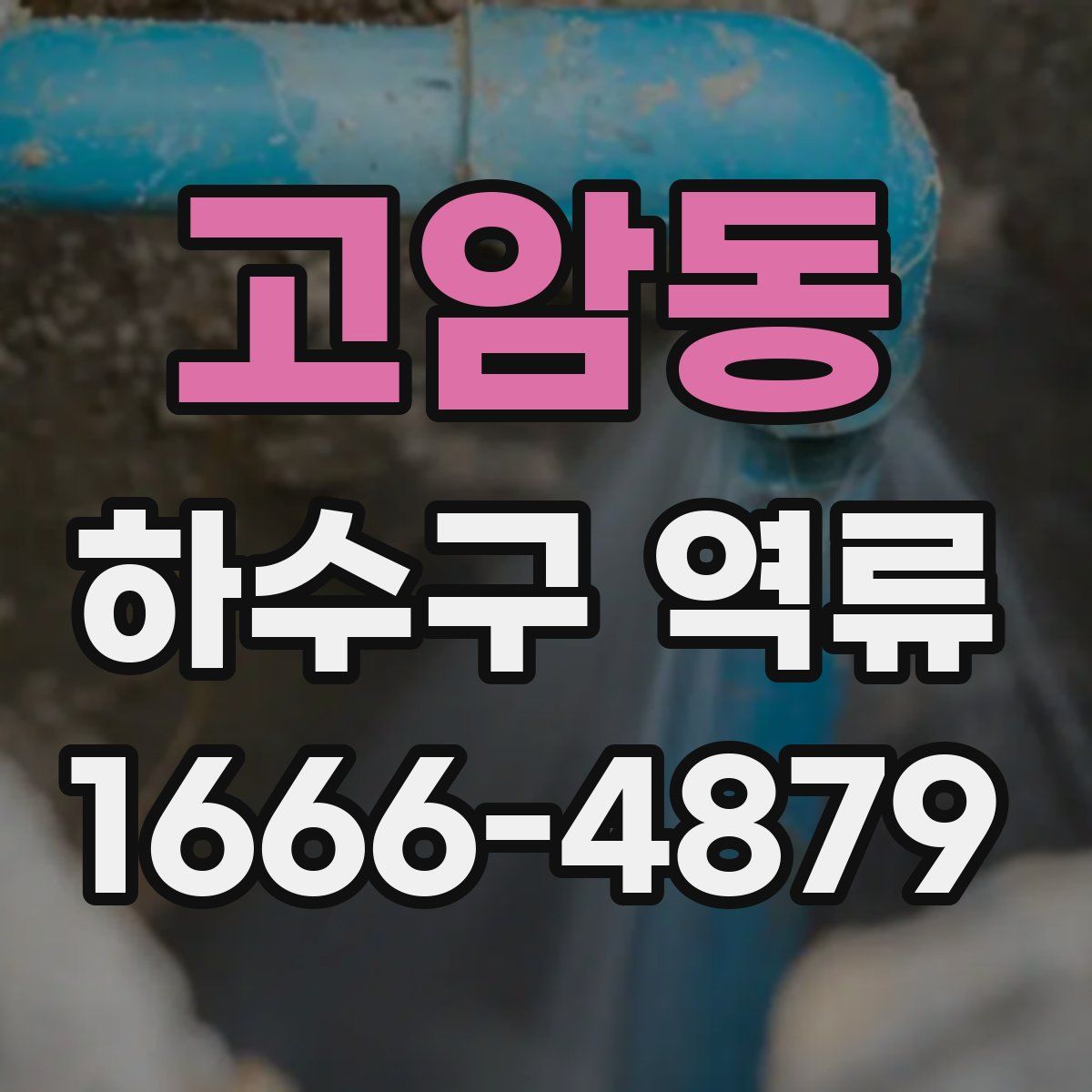 고암동 하수구 역류