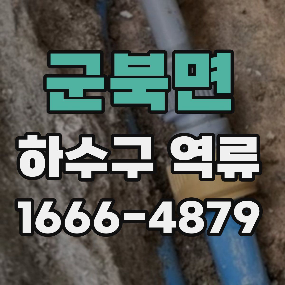 군북면 하수구 역류