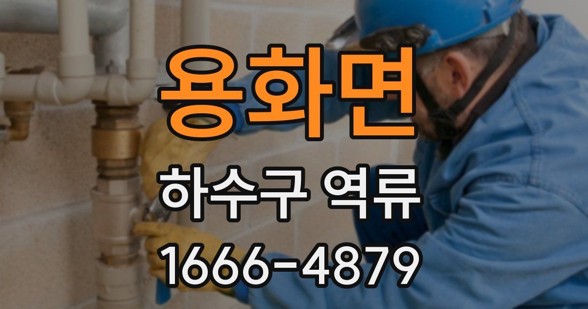 용화면 하수구 역류