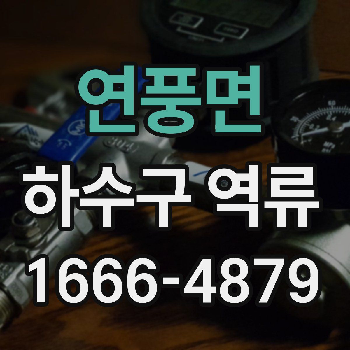 연풍면 하수구 역류