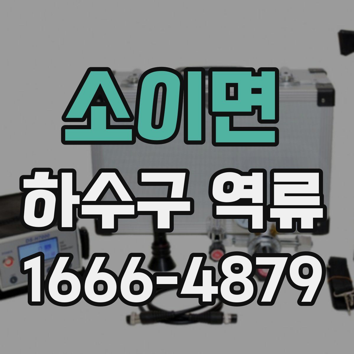 소이면 하수구 역류
