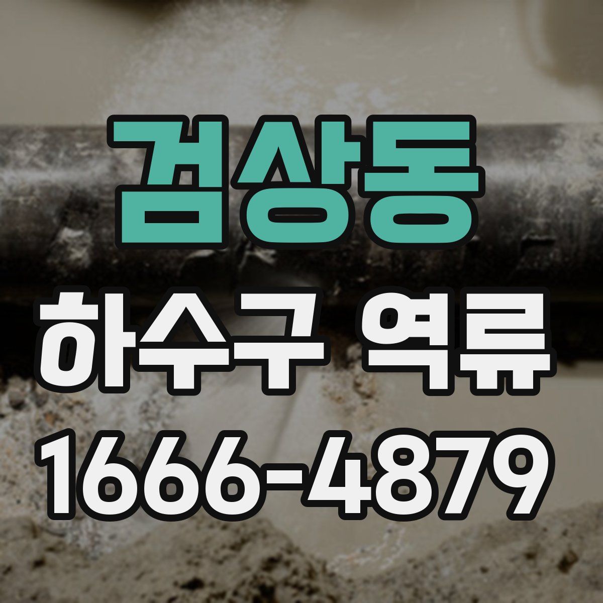 검상동 하수구 역류