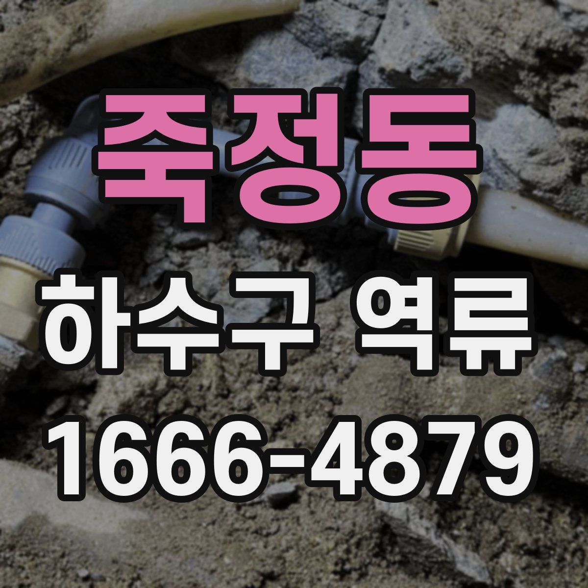 죽정동 하수구 역류