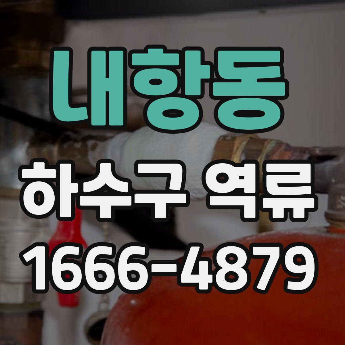 내항동 하수구 역류