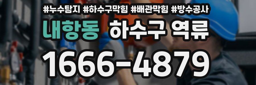 내항동 하수구 역류