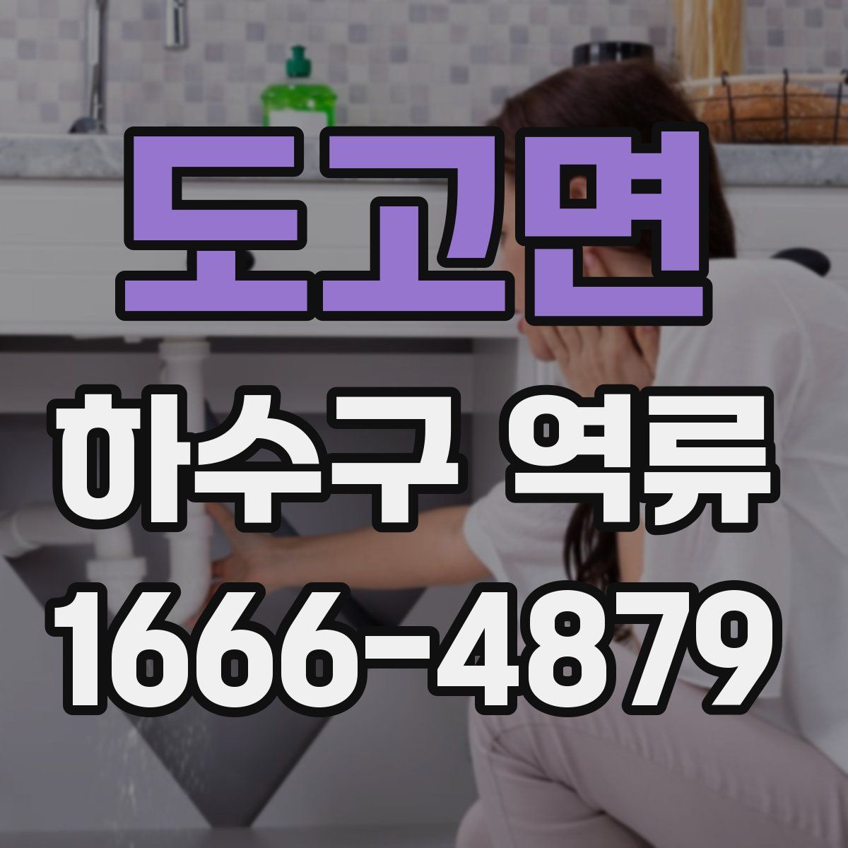도고면 하수구 역류
