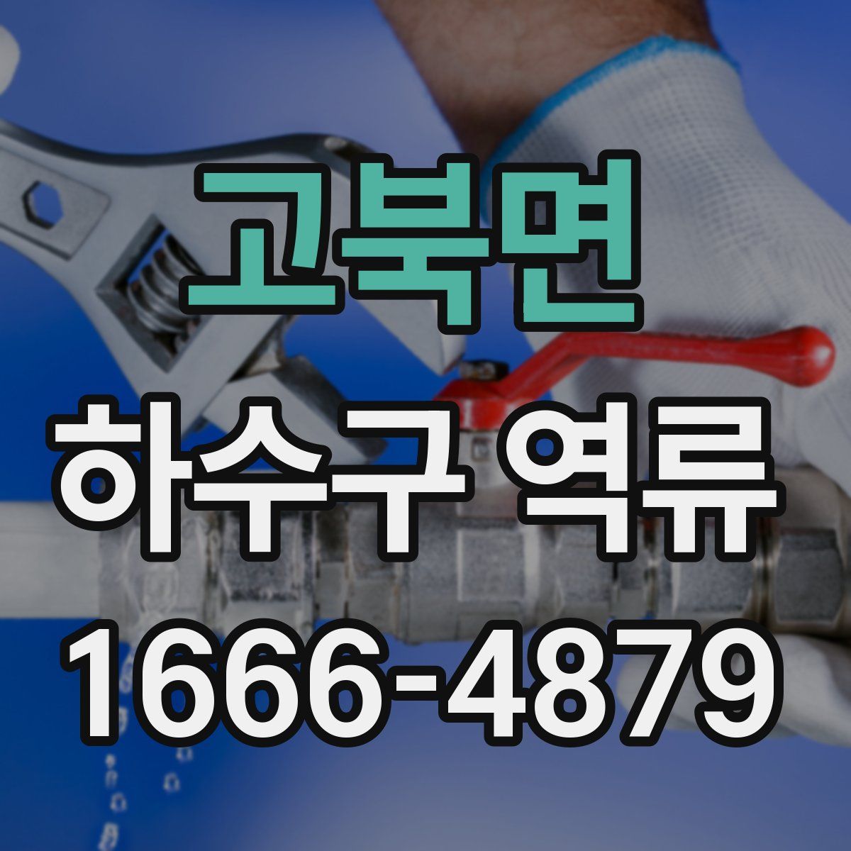 고북면 하수구 역류