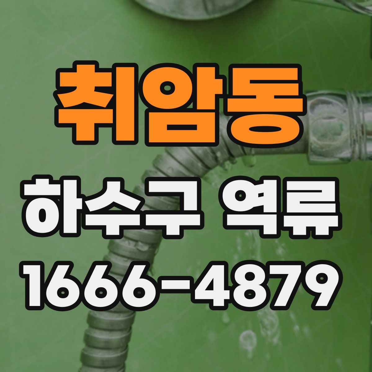 취암동 하수구 역류