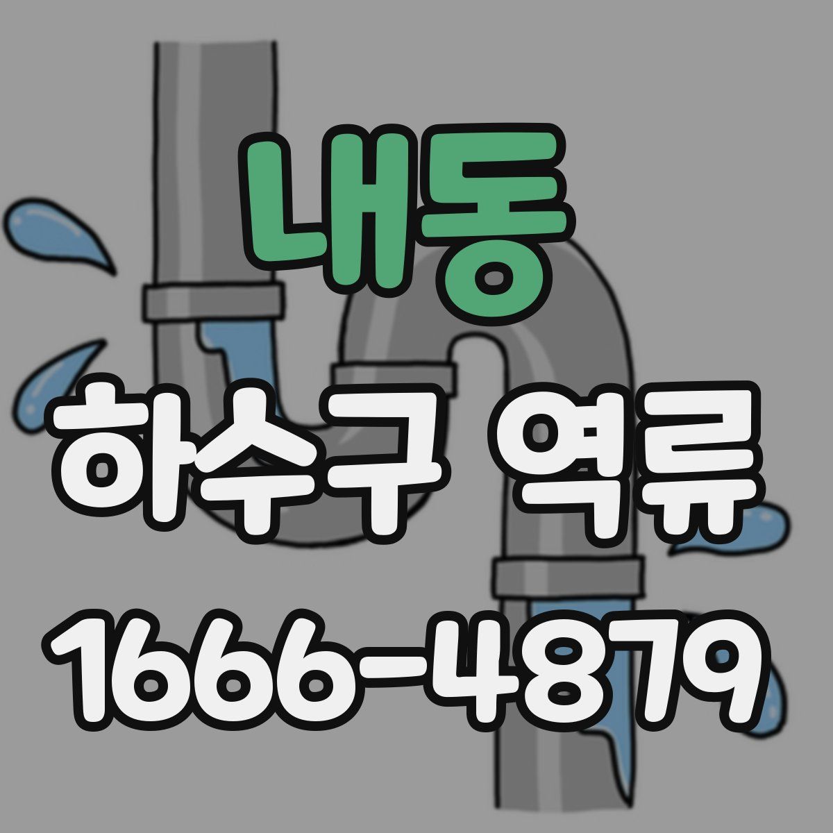 내동 하수구 역류