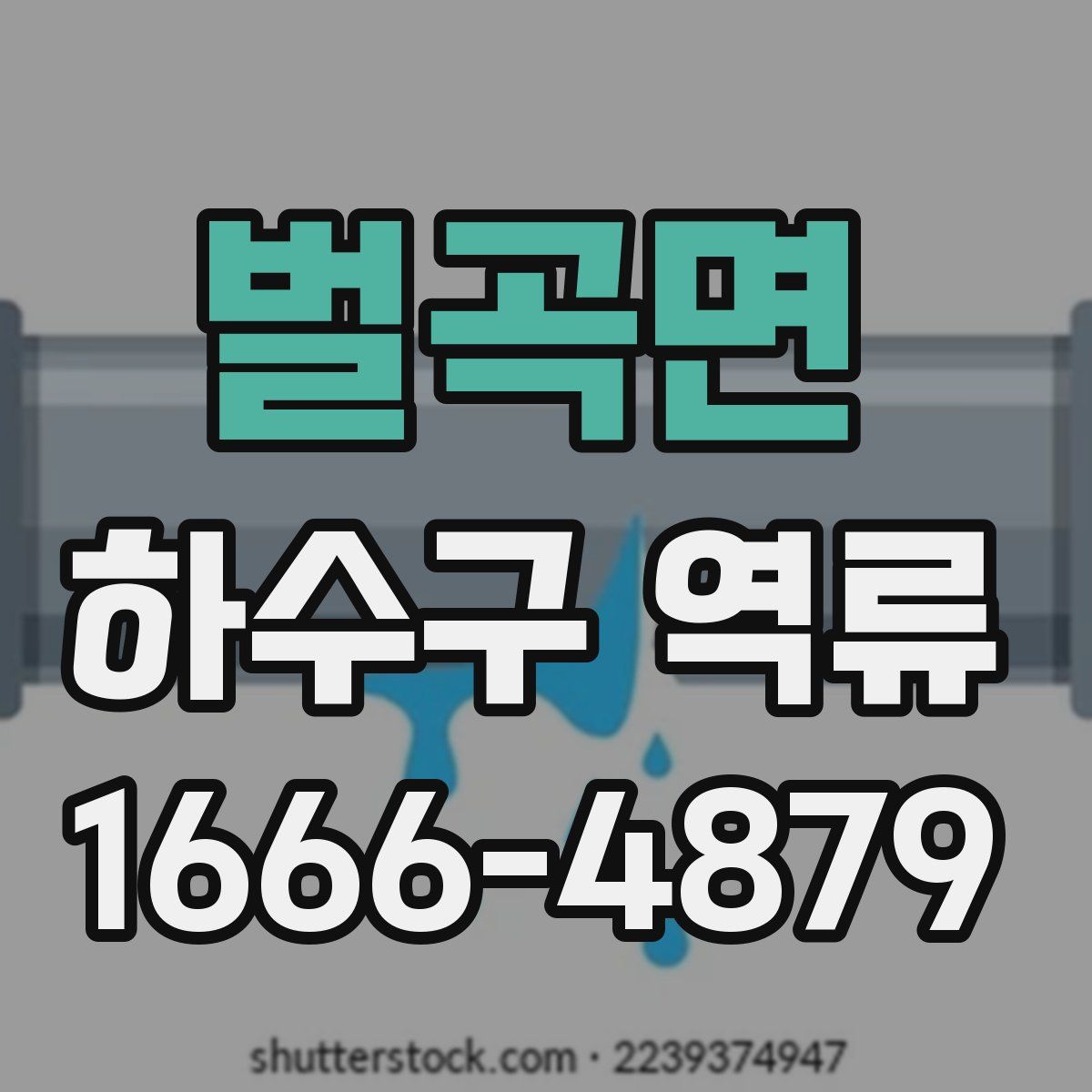 벌곡면 하수구 역류